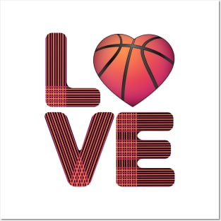 Basketball Love Posters and Art